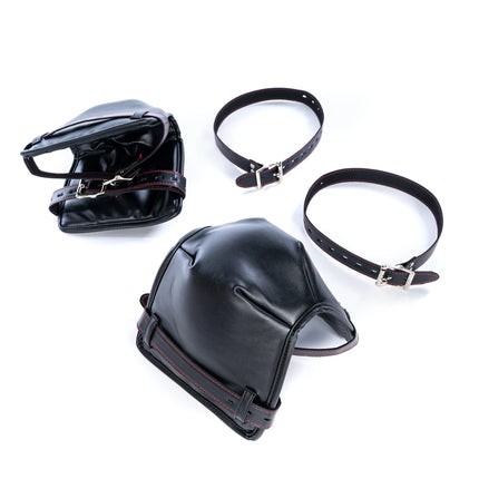 Leather Soft Padded Knee Elbow Pad Dog Paw Crawl Glove Sex Slave Bdsm Bondage Puppyplay Roleplay Sexy Costume Accessories SM Toy