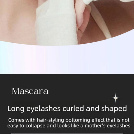 Waterproof Spiral Brush Head Mascara - Steel Tube Long-lasting Easy To Apply - Suitable for Beginners Party Makeup Mascara