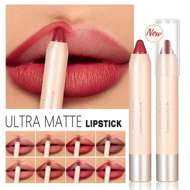 Matte Finish Waterproof Lip Liner 8 Colors Long Lasting Lip Pencil Contour Pen Sexy Red Tint For Perfect Lip Makeup