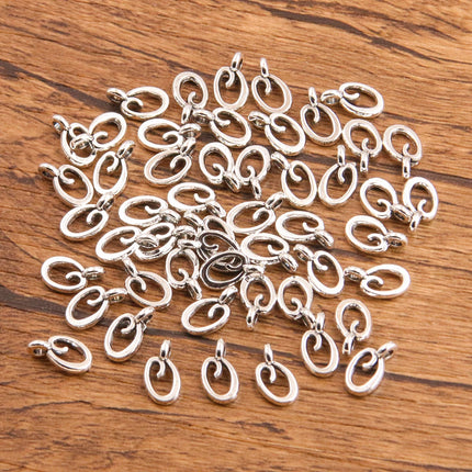26Pcs Mix Size Picture Color Metal Zinc Alloy English Letter A-Z Charms Fit Jewelry Pendant DIY Necklaces Bracelets Bags Makings