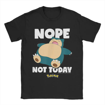 Pokemon Anime Slowpoke Taking It Slow Printed T-shirt Summer Men's and Women's Trendy Loose Casual Y2K Short Sleeve 2026 New