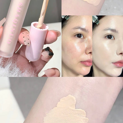 3 Colors Liquid Foundation Concealer Cream Full Covers Brightening Facial & Eye Liquid Concealer Waterproof Oil-control Make Up