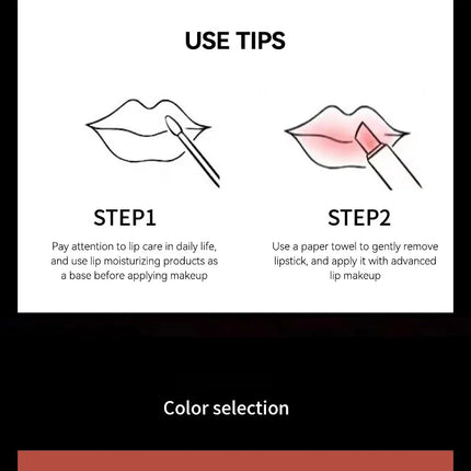 HERORANGE~ Low Saturation Light Lipstick Multi-purpose Stick Moisturizing White Natural Long-lasting Mirror Lipstick