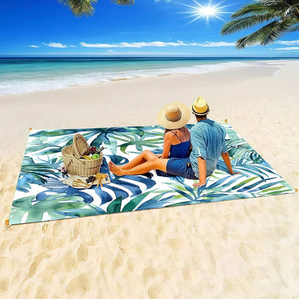 200x240cm Sandproof Waterproof Beach Mat Extra Large Lightweight Sand Free Outdoor Blanket Portable Picnic Mat for Travel Camping