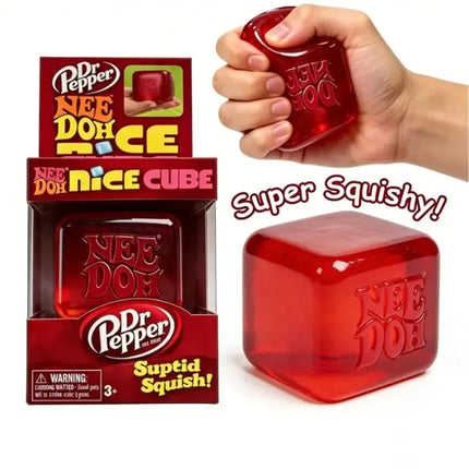 McNeedoh Burger Nee Doh Super Solid Squish Fidget Toy Stress Relief Hamburger Squeeze Sensory Toy