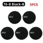 T6-8  Black-B  5PCS