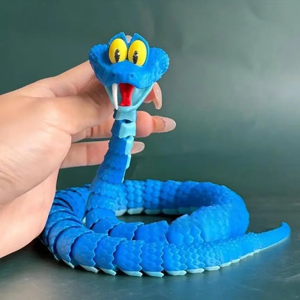 New Gary Snake: Disney Zootopia 2 Articulated Simulation Toy Snake, 3d Printed Snake Gary Model Stress Relief Toys Child Gift