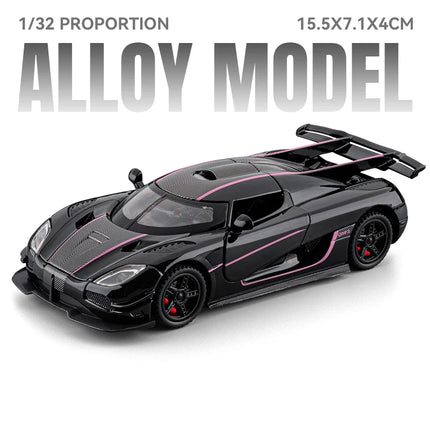 1:32 KNSG ONE 1 ONE-1 Miniature Toys Cars Alloy Diecast Models Boy High Simulation Miniature Holiday Present And Home Trendy Toy