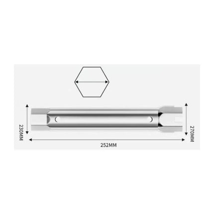 23-27mm 34-40mm Pipe Spanner Socket Wrench Ratchet Sink Faucet Drain Installation For Hand Tools Wrenches Accessory Wholesale