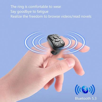 Bluetooth Remote Control Scrolling E-book Page Turner For Tiktok Video Remote Control Selfie Stick Camera Controller ﻿