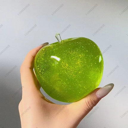 Big Apple Stress Ball Apple Fidget Toys Non-Bounce Squeeze Ball ASMR Sensory Toys for Kids & Adults Anti-Stress Festival Gifts