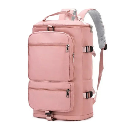 Women Large Travel Backpacks Waterproof Stylish Casual Daypack Bags with Luggage Strap Backpack Ladies Sports Yoga Luggage Bags