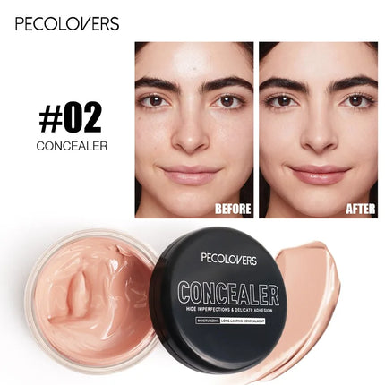 Multi-color Concealer, Dark Circles Covering, Facial Blemishes, Waterproof and Sweat-proof, Long-lasting Natural Concealer