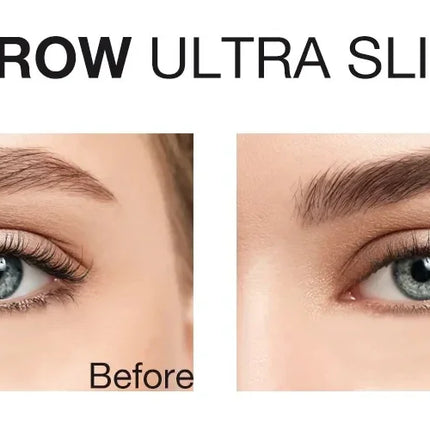 1PC 1.5mm Ultra Fine Double-Ended Eyebrow Pencil Waterproof Sweat-proof Long Lasting Professional Eye Makeup For Women