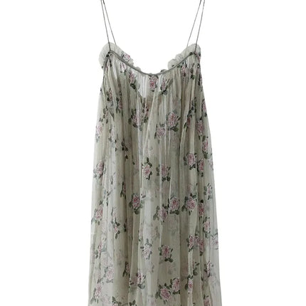 plus Size Sexy See through Fairy Atmosphere Strapless Sleep Dress Women Summer Loose Pure Desire Backless Dress Casual Home Wear