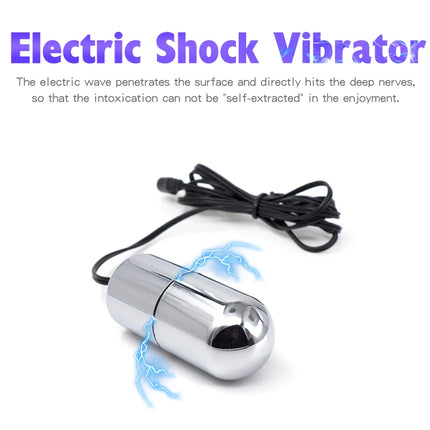 Electric Shock ButtPlug Dildo Metal anal Plug Woman G-spot Massager Masturbation Vaginal Stimulation Exotic Accessories Sex Toys