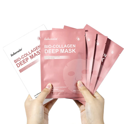 4pcs Collagen Deep Face Mask Hydrating Overnight Moisturizing Face Mask Pore Minimizing Plumping Travel Essentials Beauty Skinca