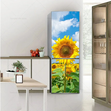 Coke Vending Machine Mural Refrigerator Door Art Mural Sticker Peel and Stick Phone Booth Coffee Wallpaper Fridge Door Decals