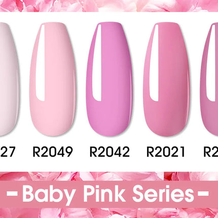 ROSALIND Temperature Changed Gel Nail Polish Soak Off Gel Varnishes Nail Art Semi Permanent Base Top Coat UV Nail Gel Polish