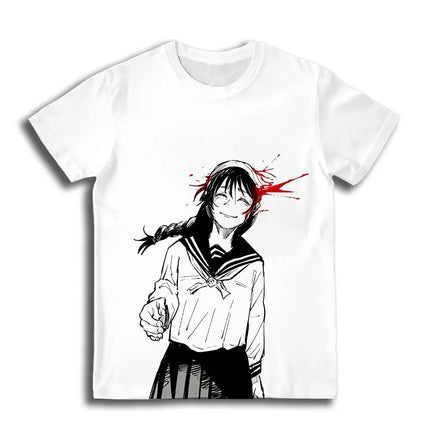 New Japanese Anime T-shirts Men's And Women's Anime Character Casual Short-Sleeve Tees 2026 Summer Streetwear Trendy Tops