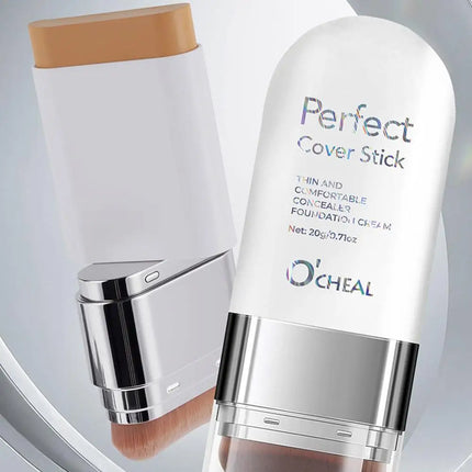 Double-ended Foundation Stick Perfect Cover Stick Thin And Comfortable Concealer Foundation Cream Waterproof Long-lasting Makeup
