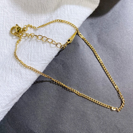 Stainless Steel Delicate Anklet for Women Gold Color Chain Anklet Bracelets on The Leg Do Not Fade Anklet Jewelry Women 2025 new
