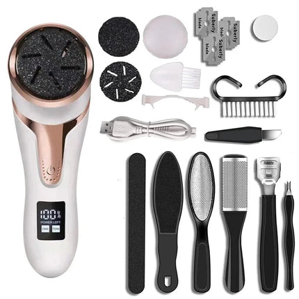 Electric Foot File Pedicure Machine Callus Remover Rechargeable Foot Heel Cracked Dead Skin Scrubber Polisher Grinder Tools