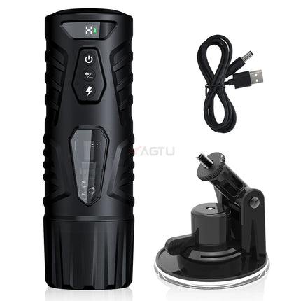 Fully Automatic Retractable Male Masturbator Thrusting Rotating Suction Pocket Pussy Vaginal Aircraft Cup Adult Sex Toys For Men