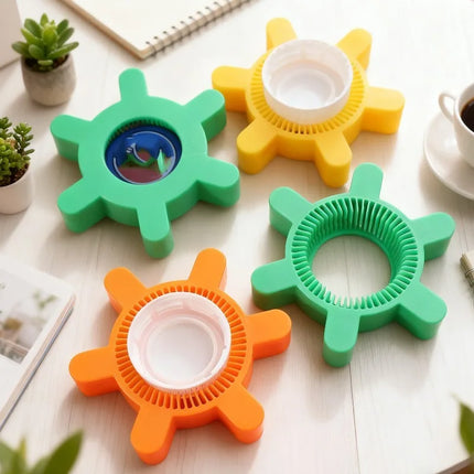 1-3pc Multi-function Bottle Cap Opener Portable Plastic Soda Rotary Bottle Opener For Picnicking Camping Bar Kitchen Opener Tool