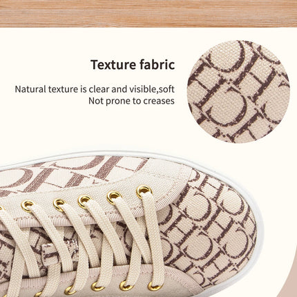 C-H Women's Casual Shoes Autumn New Comfortable Canvas Shoes Skeleton Correction Women's Walking Shoes