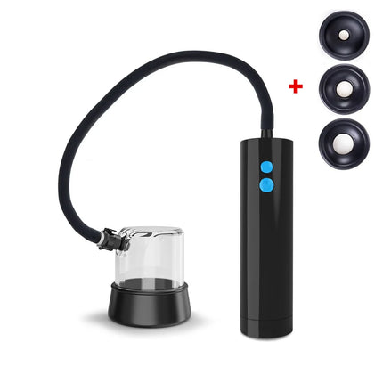 9x5.5cm Short Penis Pump Cup Electric Men Suction Glans Sucker Massager Anal Sex Machine Manual Adult Toys Juguetes Sexo Hombre