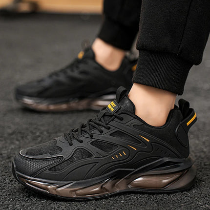 YRZL Men's Lightweight Running Shoes Breathable Mesh Walking Shoes Non Slip Comfortable Athletic Shoes for Men Sports Outdoor