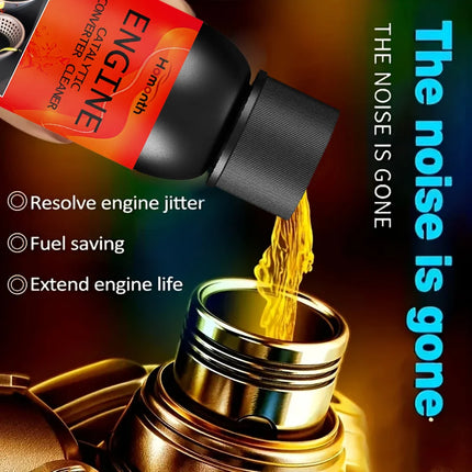 Nano Red Smoke Engine Anti-Wear Protector & Noise/Vibration Reducer - Heavy-Duty Cylinder Repair Oil Additive