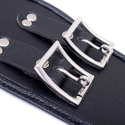 Exotic Accessories of Slave Role Play Leather Restraints Fetish Collar for Adults Sex Games Bdsm Bondage Traction Flirting