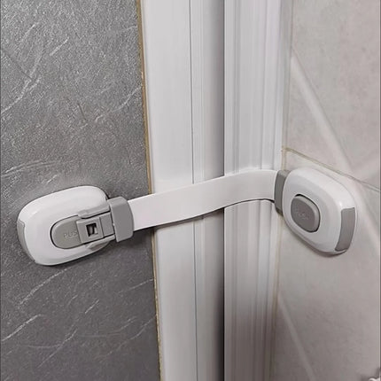 2Pcs Motorhome RV Child Safety Locks Baby Locks for Cabinets and Drawers, Toilet, Fridge,Adhesive Cabinet Drawer Door Latches