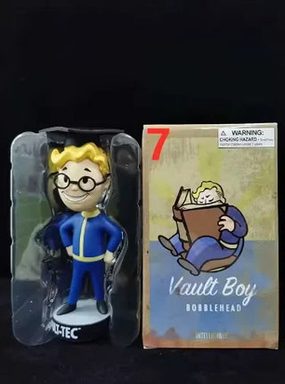 Anime Bobblehead Cute Vault Boy Full Set Action Figure Toys Collection Model Doll Desktop Ornament Display Boy Gifts