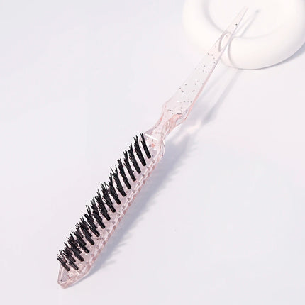1 shiny hair brush, salon back grooming brush, mouse tail grooming brush, back grooming styling tool, special for real hair wigs