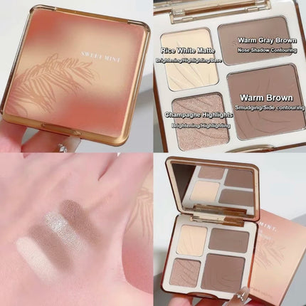 Face Shaping Brightening Contouring Palette Lightweight Natural Look  Liquid Contour Versatile Use