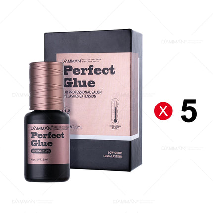 Damman Lash Gule for Eyelash Extension Low Stimulation Lash Extension Glue Professional Eyelash Glue Retention time 8-10 Weeks