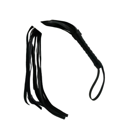 Exotic Flirting Toys of Scattered Tassel Small Leather Whips for Fetish Spanking BDSM Bondage Flogger Riding Crop Adult Games