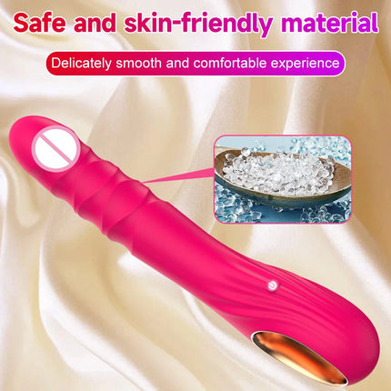 Simulate Dildo Vibrator With 10 Powerful Vibrating Modes of Clitoris G-spot Anal Stimulator for Adult Female Couple Sex Toys