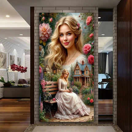 Beautiful Woman Picture Large Size Diy Diamond Art Painting Set New Collection Garden Goddess Full Drill Mosaic Embroidery Kits