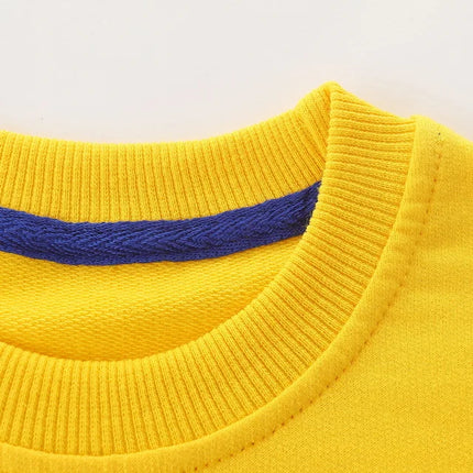 Little maven 2025 Baby Boys Sweatshirt Spring and Autumn Cotton Casual Clothes Fashion Tops for Kids Animal Crocodile Clothes