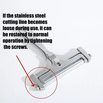 Aluminum Alloy Cheese Slicer with Wire Adjustable Thickness Cheese Butter Cutter  for Soft and Semi-Hard Cheeses Kitchen Gadgets