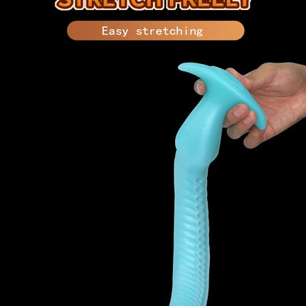Eel Tentacle Anal Plug Super Long Anal Plug Soft Liquid Silicone Anal Dilator Women's Men's Anal Massage Adult Products