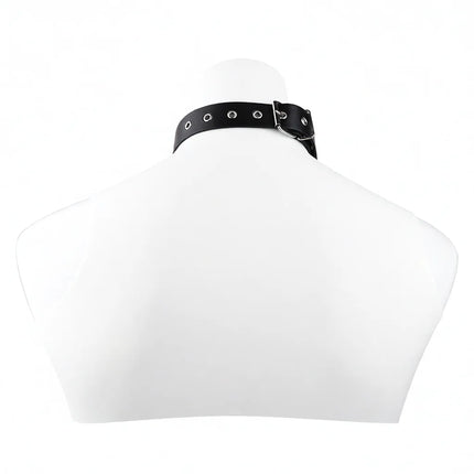 QKKQ PU Leather And Webbing Erotic Bra Chest Harness Belt Breast Teating Chest Binder BDSM Sex Toys For Women Erotic Accessories