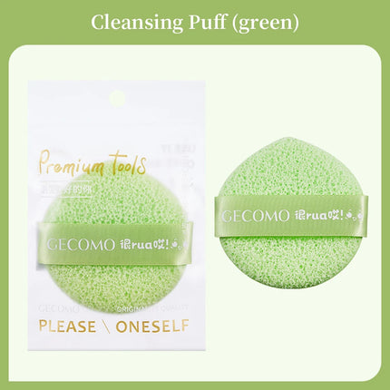 GECOMO Cleansing Face Puff Soft Skin-friendly Fast Foaming Deep Clean Hygienic Facial Face washing Sponges Facial Skin Care Tool