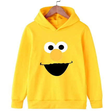 Spring and Autumn Cartoon Print Children's Hooded Hoodie Top New Casual Fashion Kid Sweatshirt Coat Boys/Girls Hooded Pullover