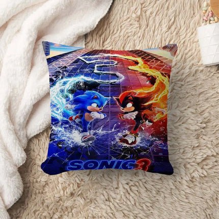 Sonic Cushion Cover Pillow Case 40x40cm 45x45cm / Sonic Cushion Cover Pillow Case