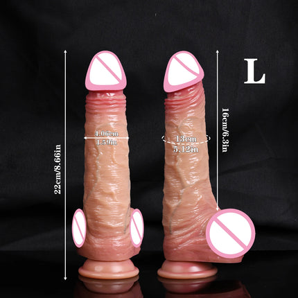Realistic Dildos for Women Masturbation Adult sex toys Vaginal anal G-spot stimulation Skin Sliding Foreskin Testicles Dildo 18+